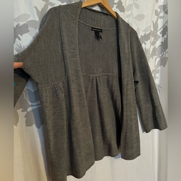 NY&Co Grey Sweater Cardigan - Picture 4 of 4